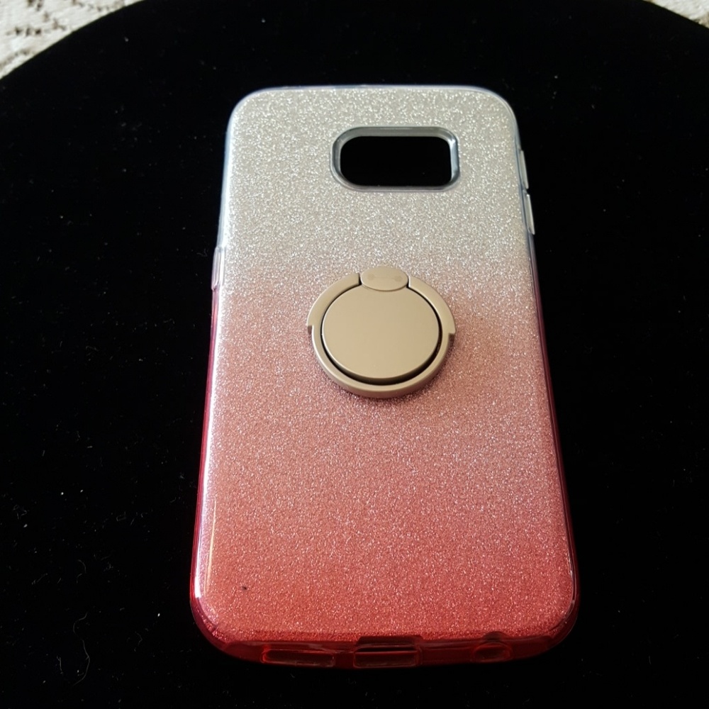 Glitter dust pink phone case